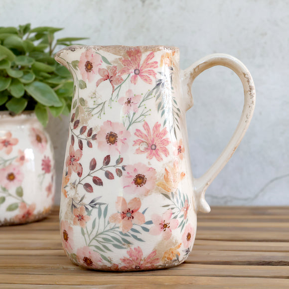 Floral Decorative Jug