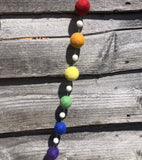 Felt Ball Garlands - Dales Country Interiors