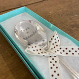 Just a spoonful - Hand Stamped Vintage Spoon