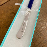 Spread Joy - Hand Stamped Vintage Butter Knife