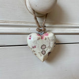 Chunky Spotty Hanging Hearts