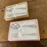 Tea & Cake - Hand Stamped Vintage Cutlery Set